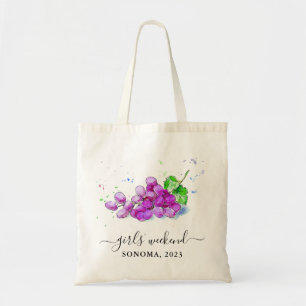 Bolso De Tela Chicas de bodega Sonoma Vineyard Weekend Tote Bag