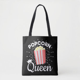 Bolso De Tela Chicas de cine Popcorn Queen
