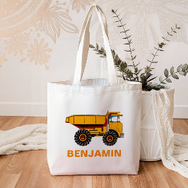 Bolso De Tela Chicas de construcción de camiones volcados