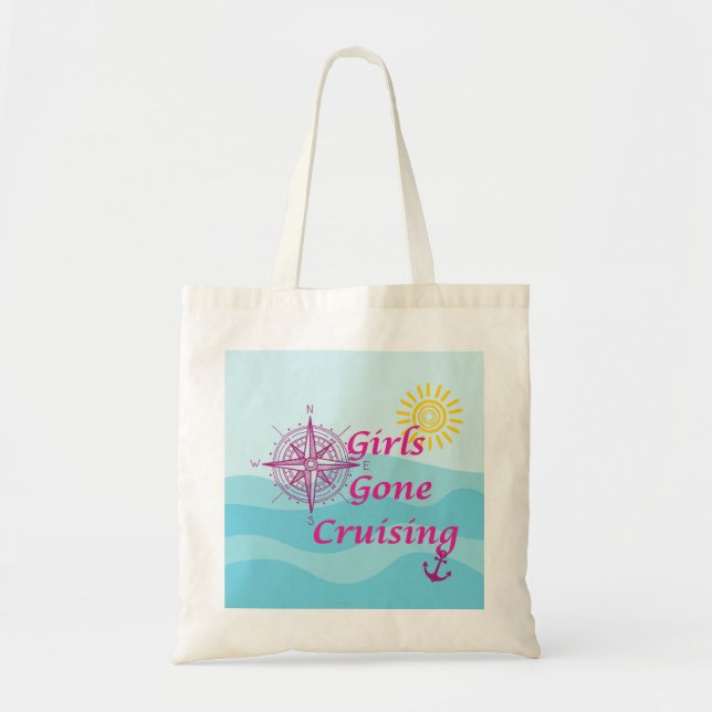Bolso De Tela Chicas de crucero (Frente)