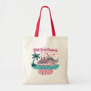 Bolso De Tela Chicas de Crucero 2026 Fiesta de Vacaciones Crucer