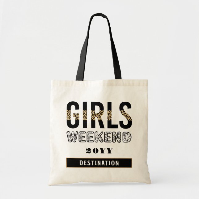Bolso De Tela Chicas de fin de semana Chicas personalizados viaj (Frente)