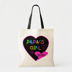 Bolso De Tela Chicas de papá Tees, Gorras, tazas, botones, ropa