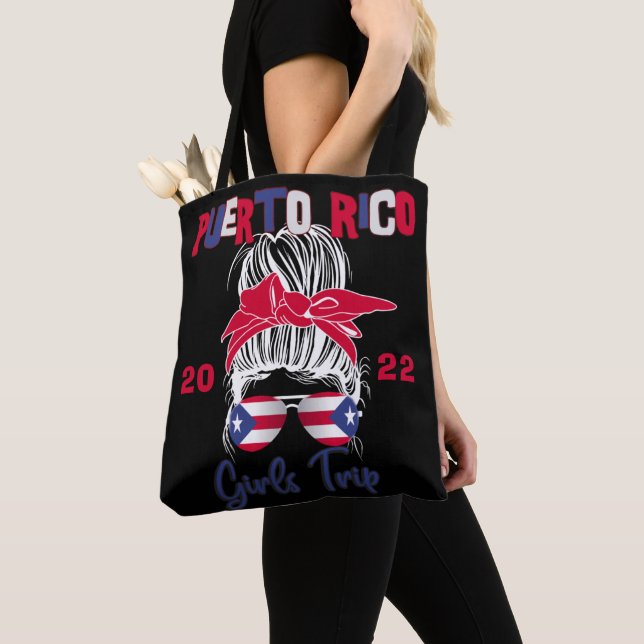 Bolso De Tela Chicas de Puerto Rico viajan grupo Getaway coincid (Detalle)
