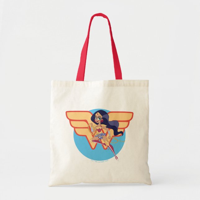 Bolso De Tela CHICAS del DC Super Hero se maravillan (Frente)