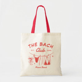 Bolso De Tela Chicas Desenfrenadas en Trajes de Baño para Desped