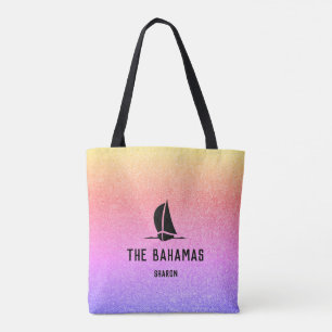Bolso De Tela Chicas Divertidas de Viaje a...Tu Destino Colorido