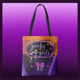 Bolso De Tela Chicas fantasmales Personalizado de Halloween