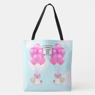 Bolso De Tela Chicas gemelos del hospital de maternidad