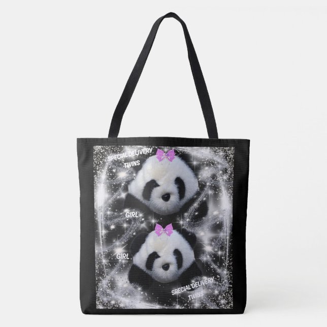 Bolso De Tela Chicas gemelos especiales Tote Bag (Anverso)