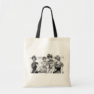 Bolso De Tela Chicas Gibson en la playa