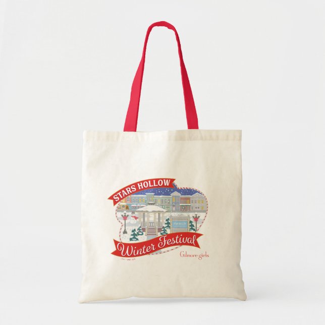 Bolso De Tela Chicas Gilmore | Festival de Invierno Stars Hollow (Frente)