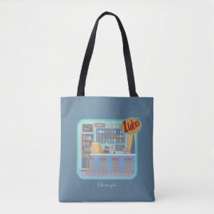 Bolso De Tela Chicas Gilmore Gráfico de Luke's Diner