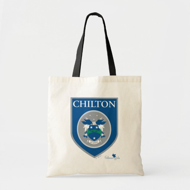 Bolso De Tela Chicas Gilmore | Insignia de la Academia Chilton (Frente)