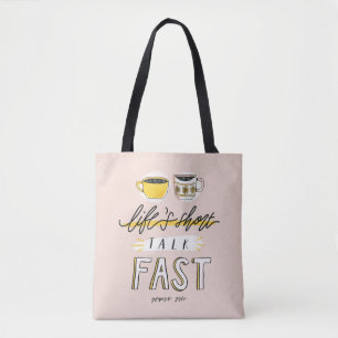 Bolso De Tela Chicas Gilmore La vida habla rápido - café