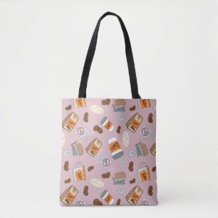 Bolso De Tela Chicas Gilmore Patrón de café de Luke's Diner