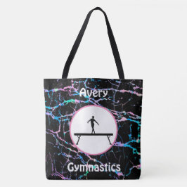 Bolso De Tela Chicas Gimnasia Holograma Equilibrio de viga Tote
