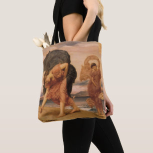 Bolso De Tela Chicas Griegos Recogiendo Burbujas De Lord Leighto