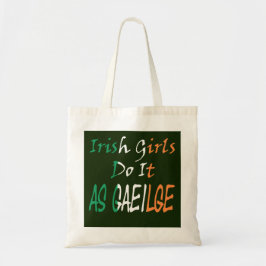Bolso De Tela Chicas irlandeses lo hacen como gaeilge btcnt