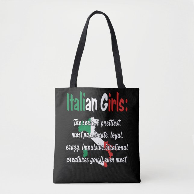 BOLSO DE TELA CHICAS ITALIANOS (Anverso)