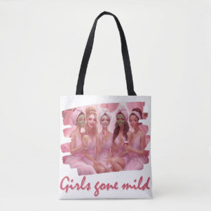 Bolso De Tela Chicas Moderadas – Día de Spa Damas de Honor Despe