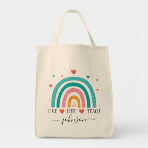Bolso De Tela Chicas Modestos Personalizados del arcoiris de mod