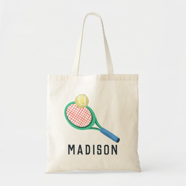 Bolso De Tela Chicas Niños de tenis modernos y deportivos (Frente)