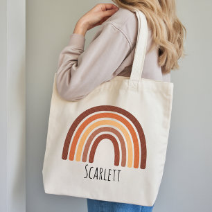 Bolso De Tela Chicas Personalizadas de Moda Boho Arcoíris Carica