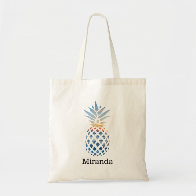 Bolso De Tela Chicas personalizados de Cute Pineapple (Frente)