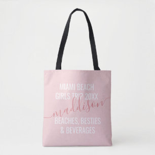 Bolso De Tela Chicas personalizados viaje a la playa Personaliza