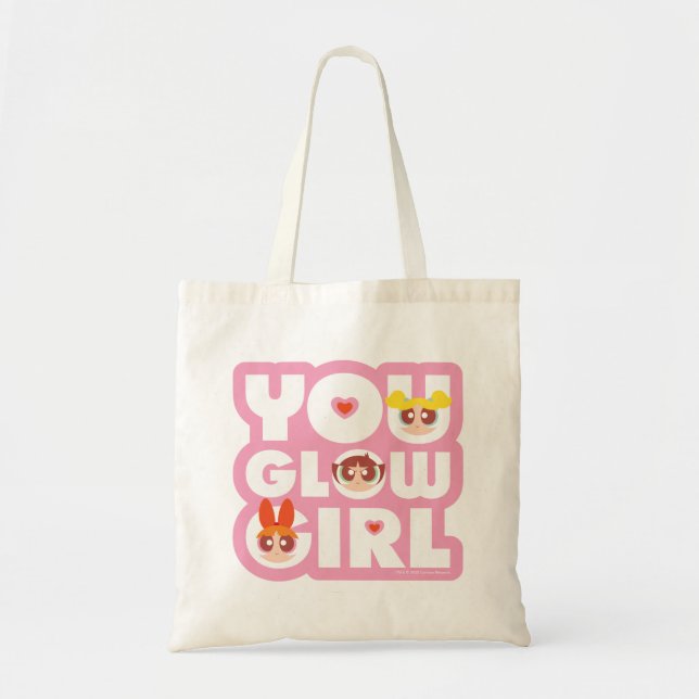 Bolso De Tela Chicas poderosos: Chica brillante (Frente)