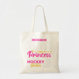 Bolso De Tela Chicas Princesa de Hockey sobre Hielo Premium