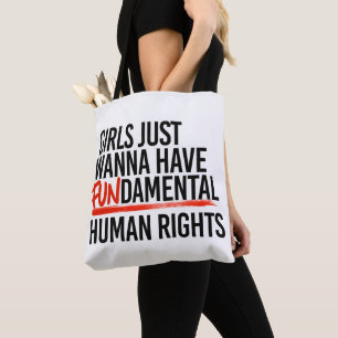 Bolso De Tela Chicas que quieren tener derechos fundamentales
