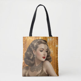 Bolso De Tela Chicas Retro Glam (Ingrid)