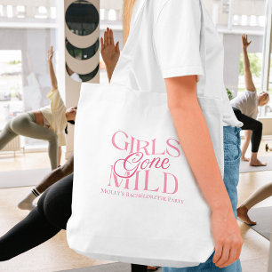 Bolso De Tela Chicas se fueron leves - Diseño de la Personalizad