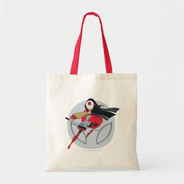 Bolso De Tela CHICAS Super Hero de DC Katana (Frente)