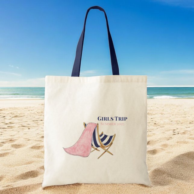 Bolso De Tela Chicas Trip Beach Presidente Personalizado (Subido por el creador)