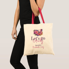 Bolso De Tela Chicas Vamos Rosa Última Fiesta de Soltera Disco