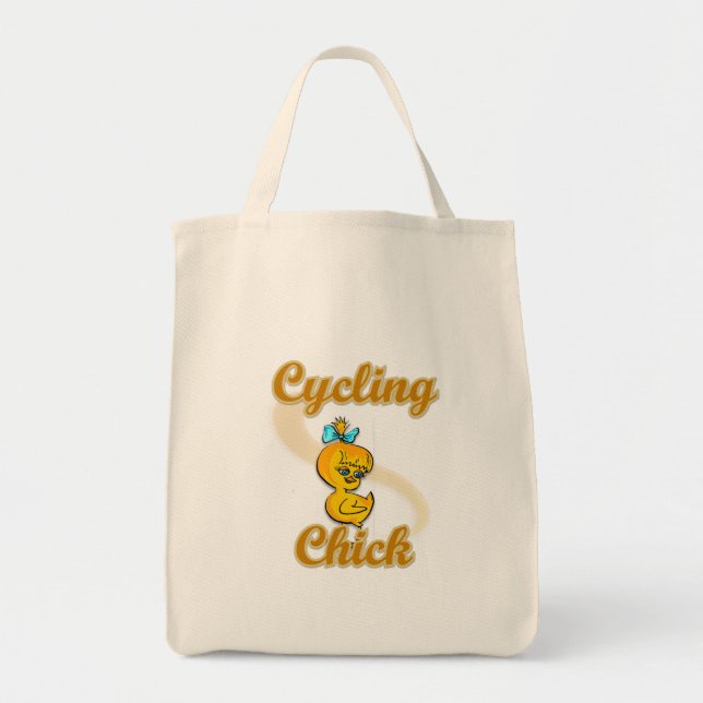 Bolso De Tela Chick ciclista (Frente)