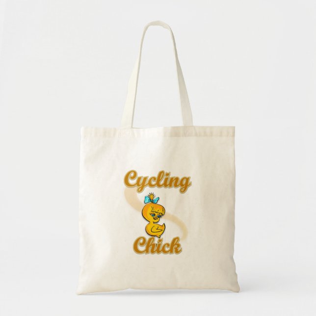Bolso De Tela Chick ciclista (Frente)