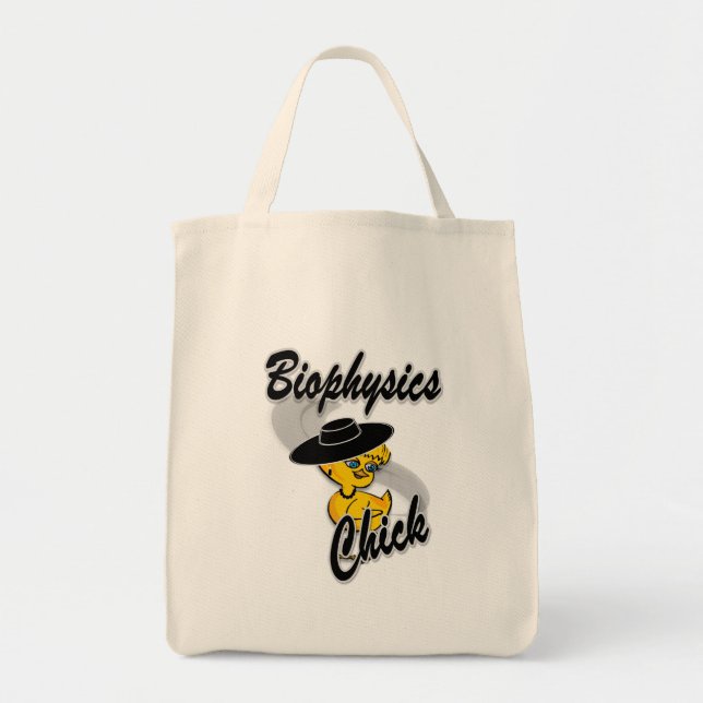 Bolso De Tela Chick de biofísica #4 (Frente)