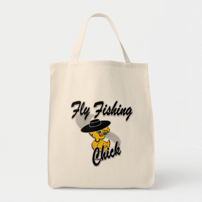 Bolso De Tela Chick de pesca de mosca #4 (Frente)
