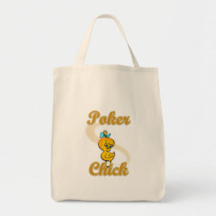 Bolso De Tela Chick de póker