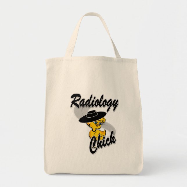 Bolso De Tela Chick de radiología #4 (Frente)