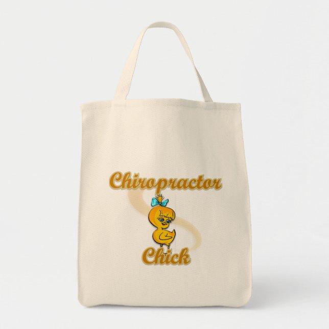 Bolso De Tela Chick quiropráctico (Frente)