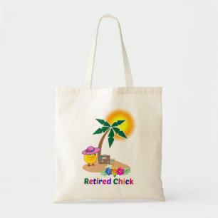 Bolso De Tela Chick retirado en isla tropical