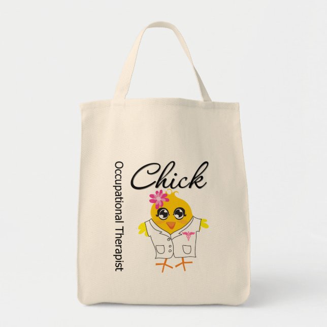 Bolso De Tela Chick terapeuta ocupacional (Frente)
