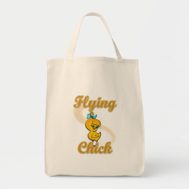 Bolso De Tela Chick volador (Frente)