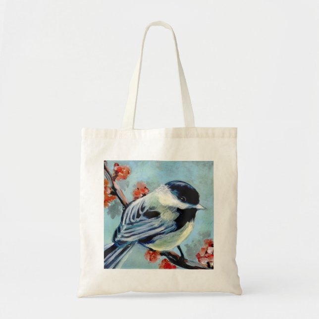 Bolso De Tela Chickadee (Frente)