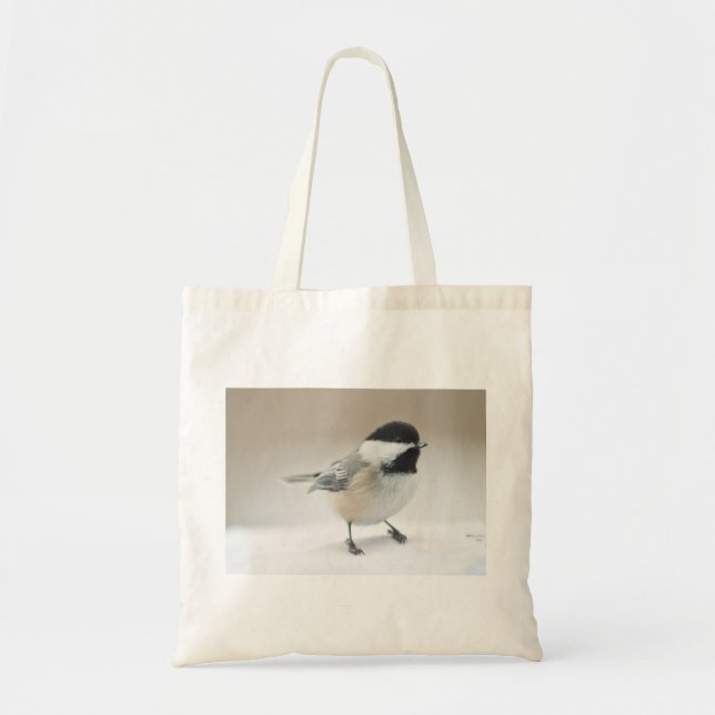 Bolso De Tela Chickadee (Frente)